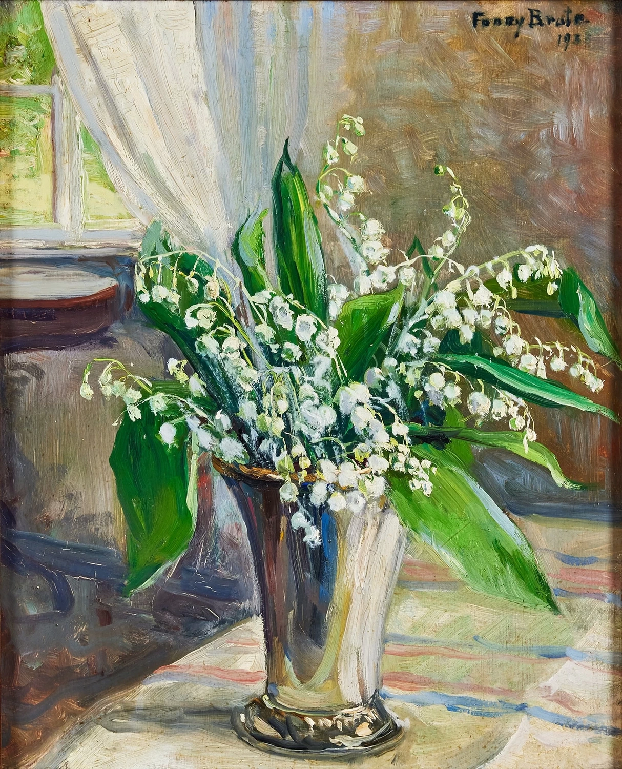 Mughetto in calici d'argento, 1935